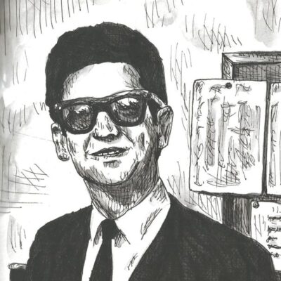 Roy Orbison drawing