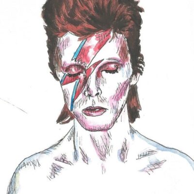 David Bowie drawing