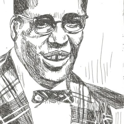 Bo Diddley drawing