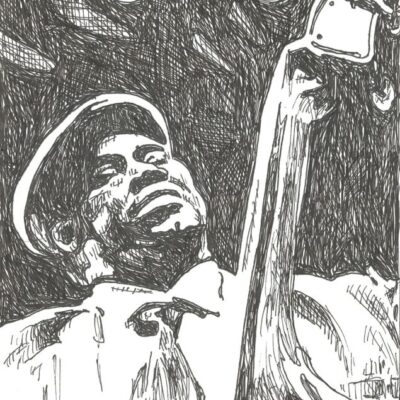 Willie Dixon drawing