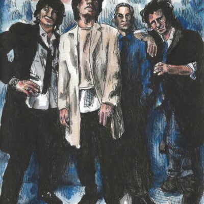 Rolling Stones drawing