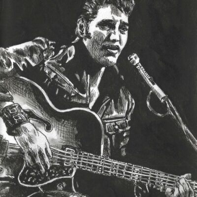 Elvis Presley drawing
