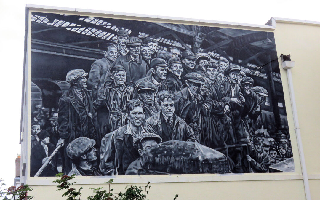 At the train station, Dún Laoghaire – Ireland